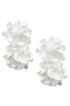 Meghan White Flower Drop Earrings -A L’Amour The Label earrings87 d59dafac 403a 4571 b186 b9e689f5600a
