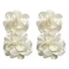 Meghan Cream Flower Drop Earrings 2 Meghan Cream Flower Drop Earrings -A L’Amour The Label earrings95