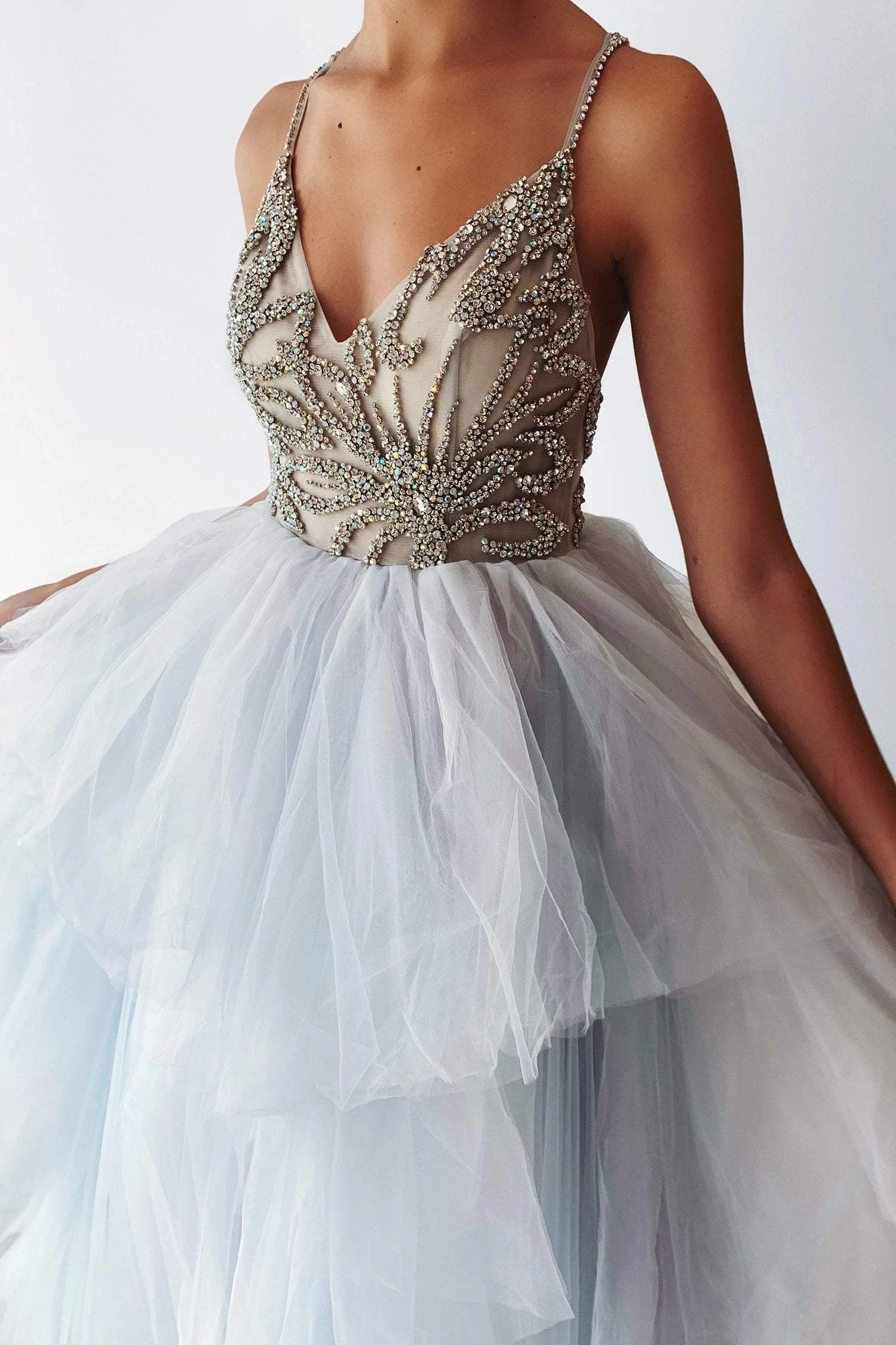 Valeriya Beaded Tulle Gown 7 Valeriya Beaded Tulle Gown - Image 5