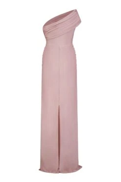 Layla One Shoulder Jersey Mauve Pink Gown -A L’Amour The Label layla 2 gm d94fd3a1 fe47 4e0b b56c 2999d94f957a